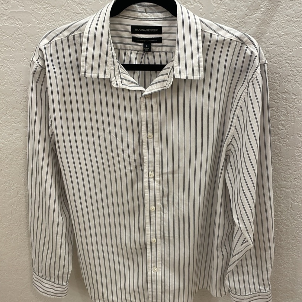 Banana Republic Casual Shirt, Size Large